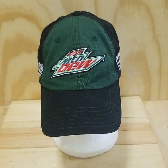 Dale Earnhardt Jr Diet Mtn Dew NASCAR Adjustable Hat Cap Unisex - Picture 1 of 7